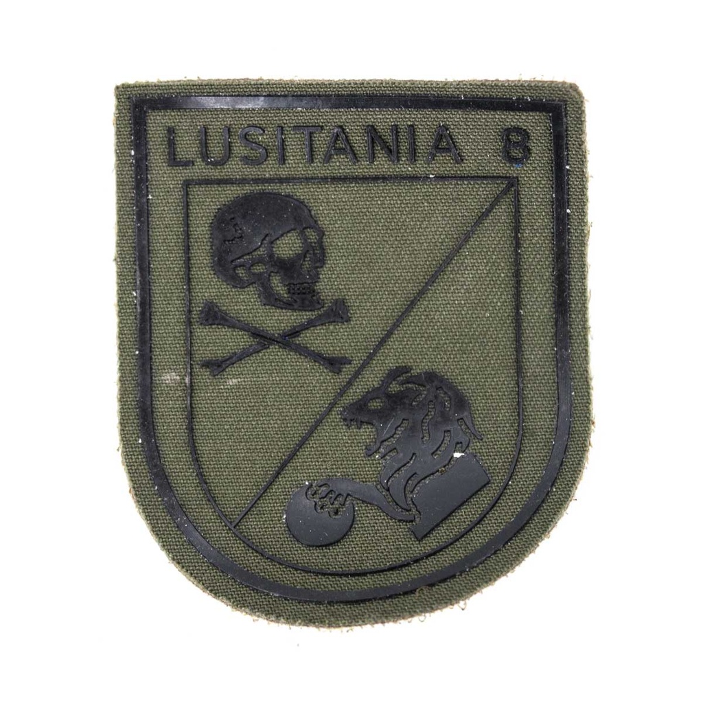 Parche verde del Grupo Sagunto 1/8 del Regimiento de Caballería Paracaidista LUSITANIA Nº 8