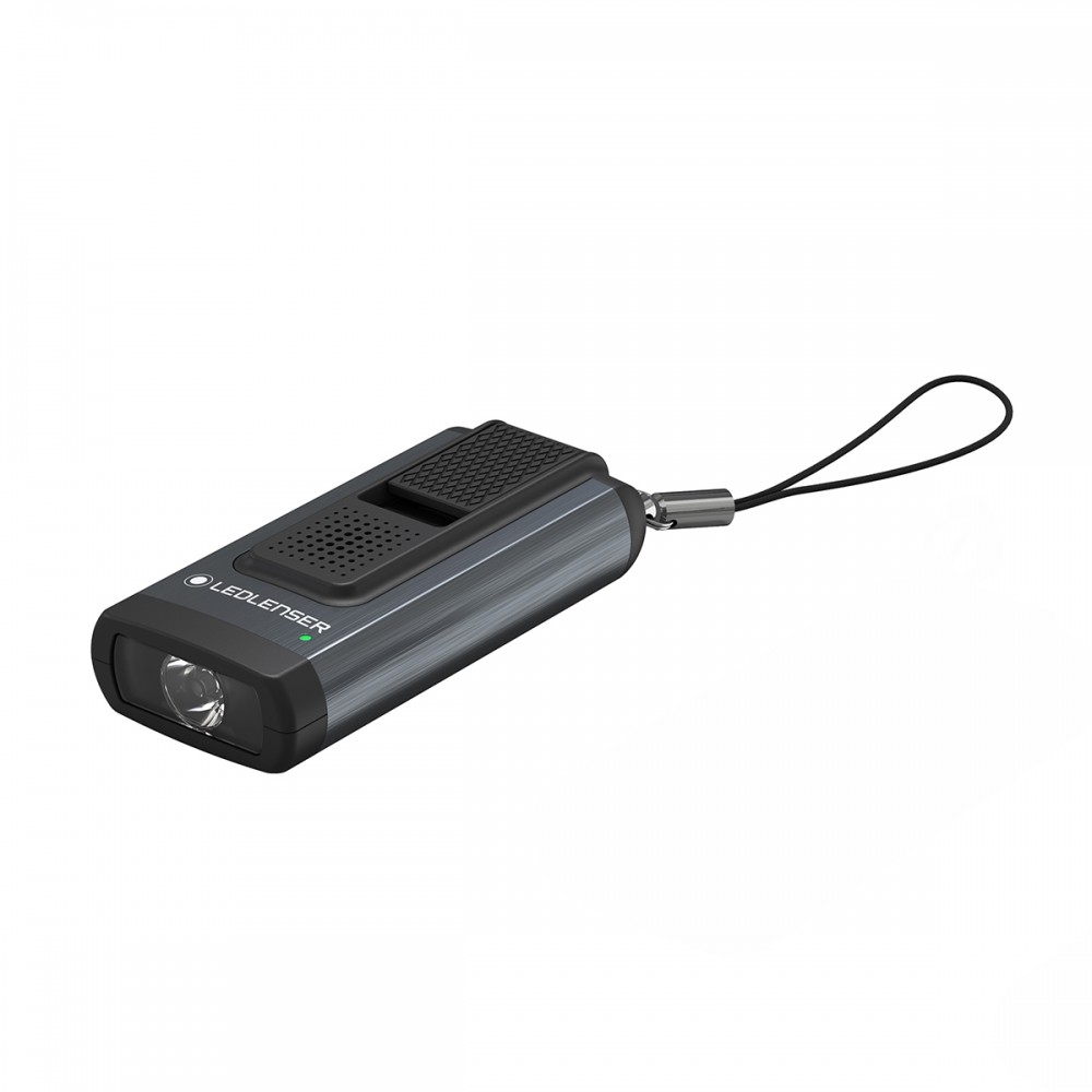LEDLENSER K6R LINTERNA LLAVERO CON 400 LUMENES Y ALARMA