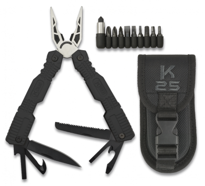 alicate NEGRO K25 con funda. 19 uso