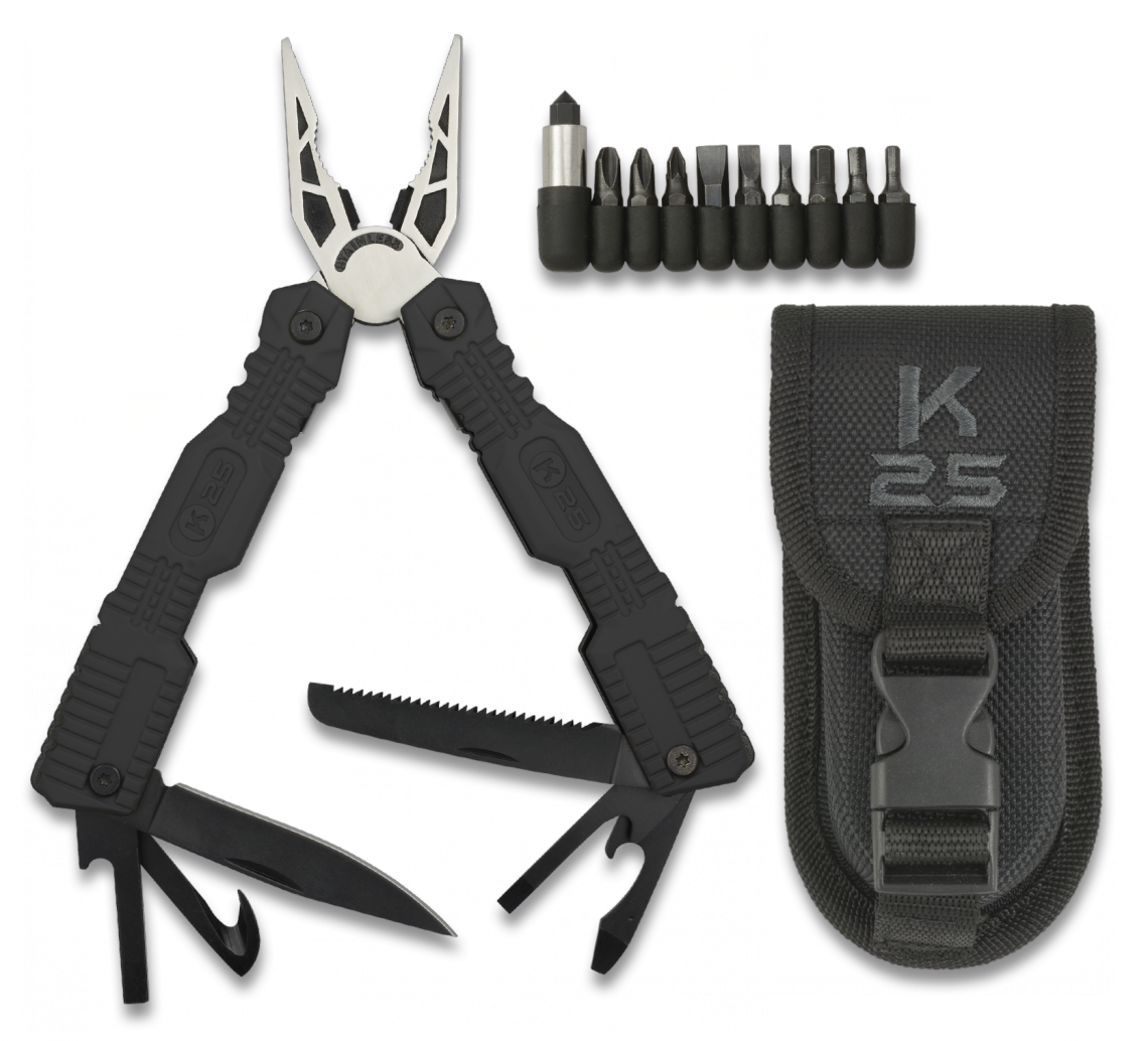 alicate NEGRO K25 con funda. 19 uso
