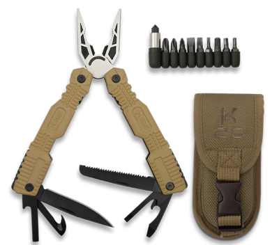 alicate coyote K25 con funda. 19 usos.