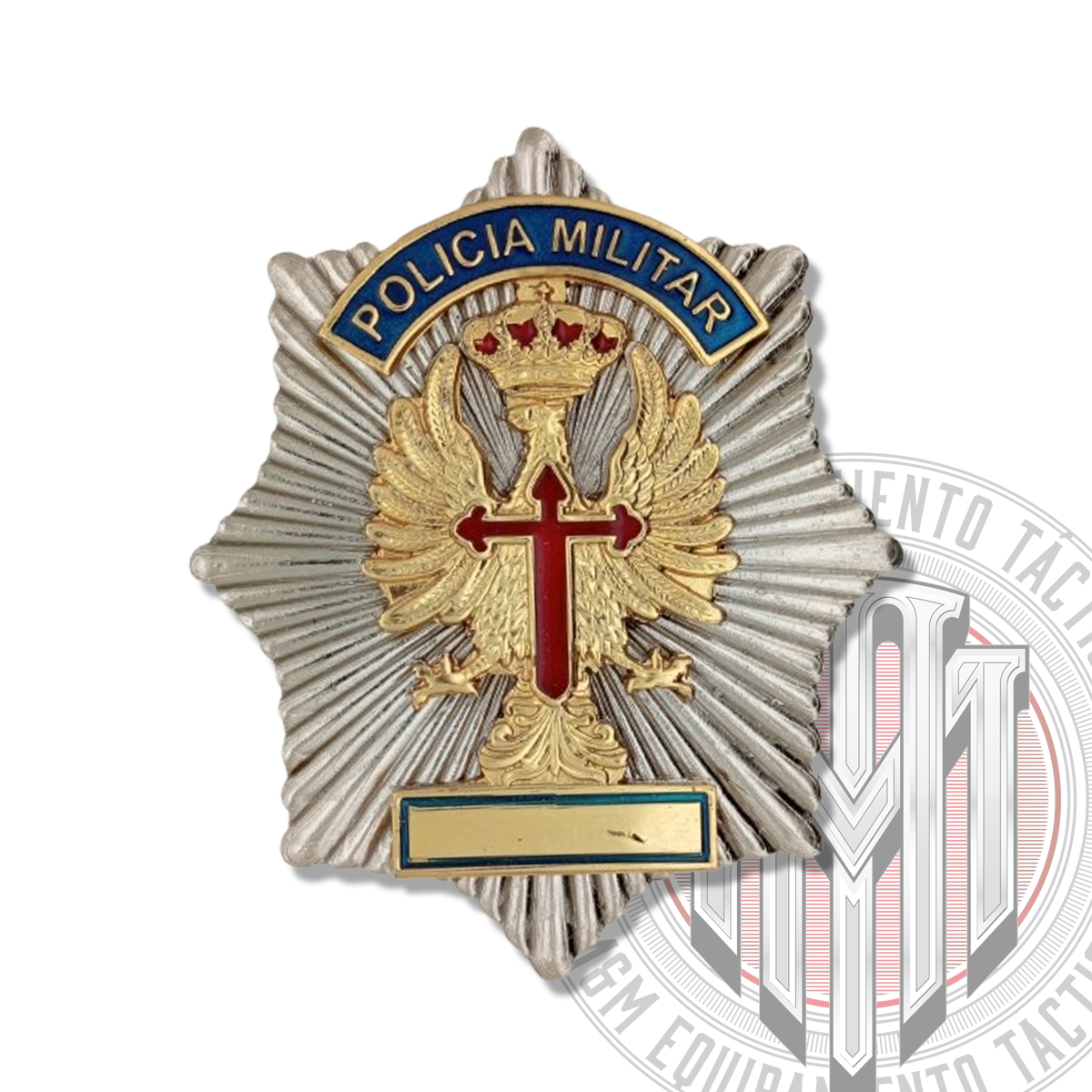 PLACA PECHO METAL POLÍCIA MILITAR