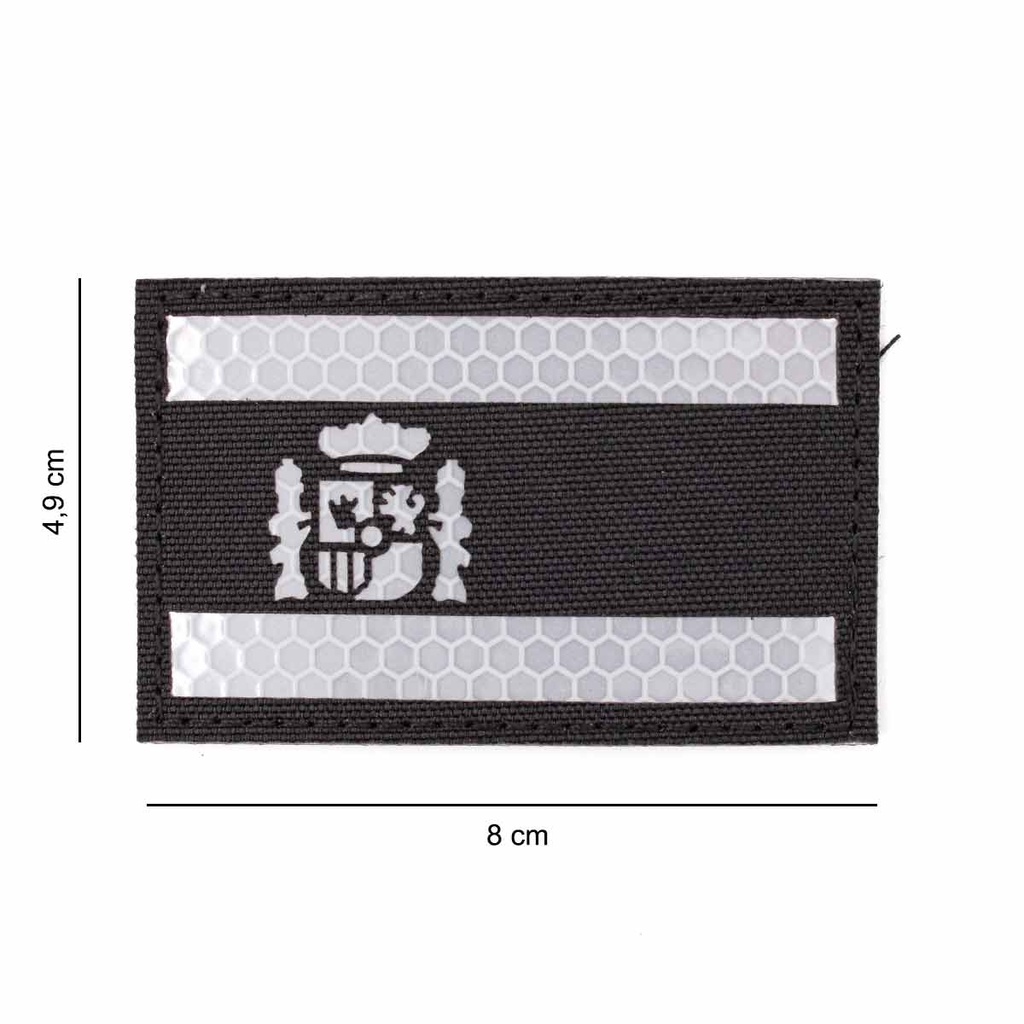 PARCHE CONSTITUCION REFLECTANTE NEGRO - BLANCO - Imagen 2