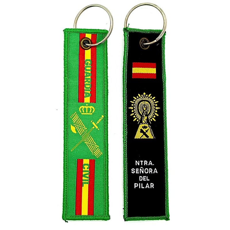 Llavero Tirador nylon GUARDIA CIVIL VIRGEN DEL PILAR