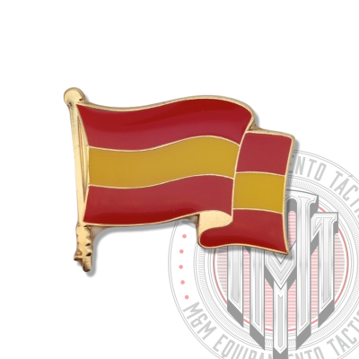 PIN SOLAPA BANDERA ESPAÑA GRANDE 31,75 X 26 mm