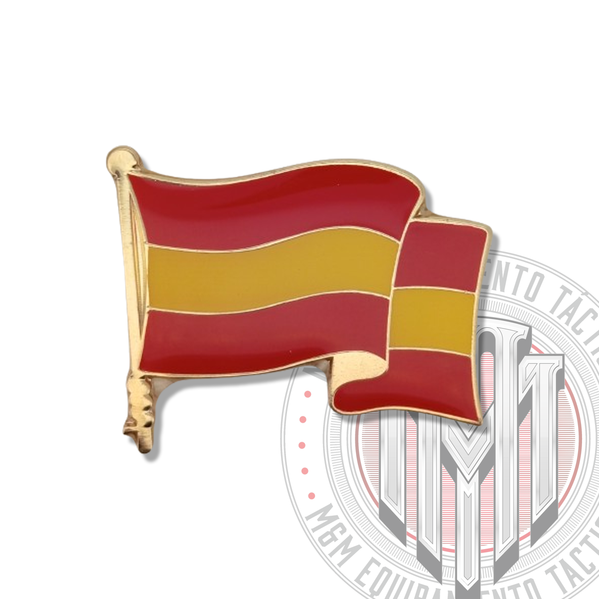 PIN SOLAPA BANDERA ESPAÑA GRANDE 31,75 X 26 mm