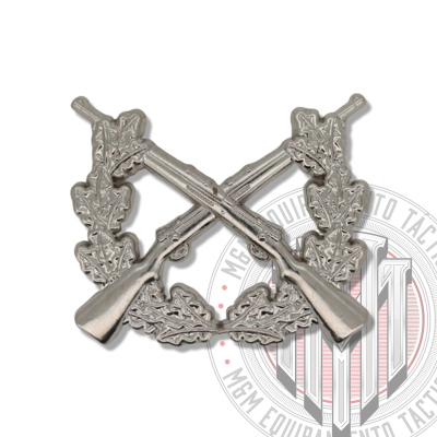Distintivo Tirador Selecto Fusil Máuser Plata