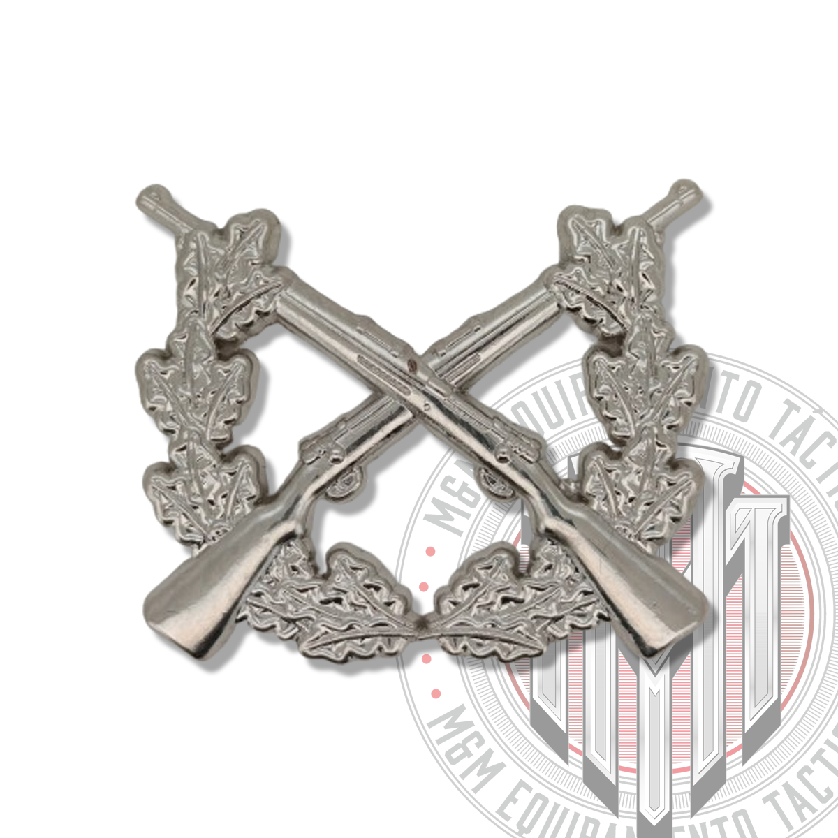 Distintivo Tirador Selecto Fusil Máuser Plata