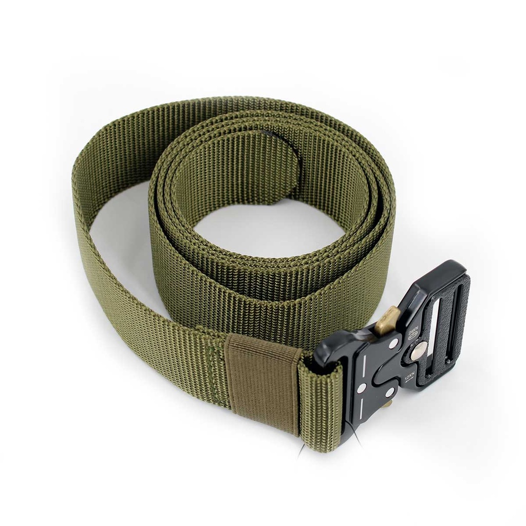 CINTURÓN IMMORTAL TACTICO HEBILLA CIERRE SEGURIDAD VERDE - Imagen 2