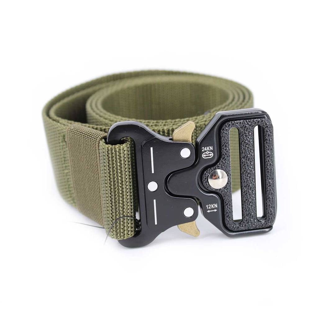 CINTURÓN IMMORTAL TACTICO HEBILLA CIERRE SEGURIDAD VERDE