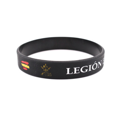 PULSERA IMMORTAL PVC LEGION NEGRA