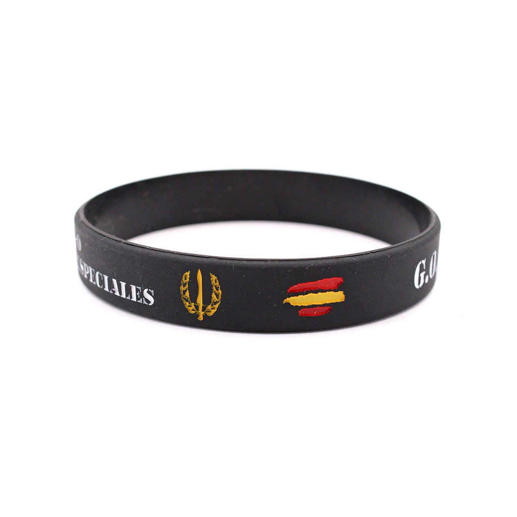 PULSERA IMMORTAL PVC G.O.E NEGRA - Imagen 3