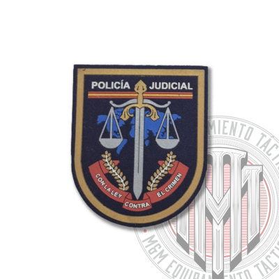PARCHE BRAZO PVC BRAZO JUDICIAL Policía Nacional