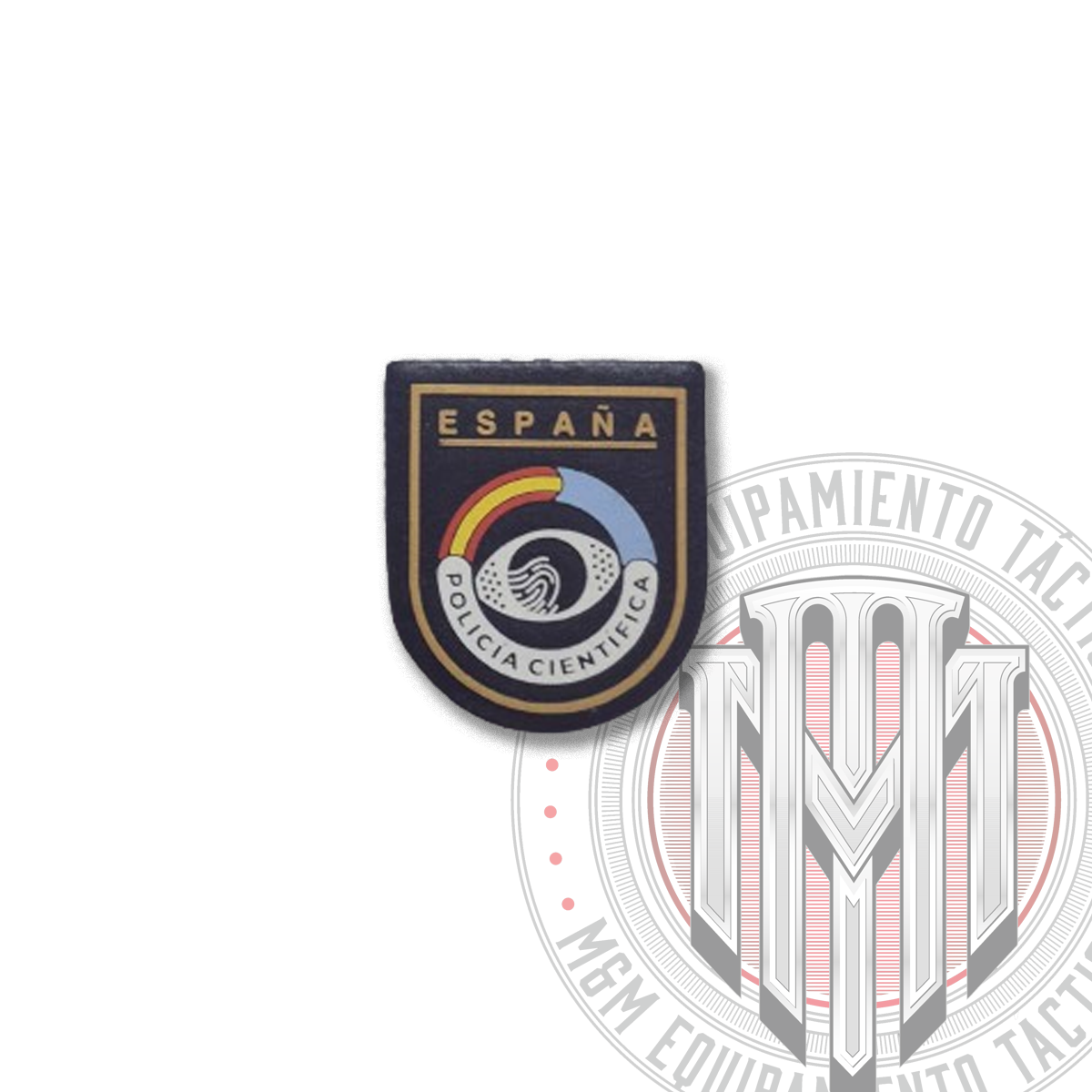 PARCHE BRAZO PVC MINI CHALECO CIENTIFICA Policía Nacional