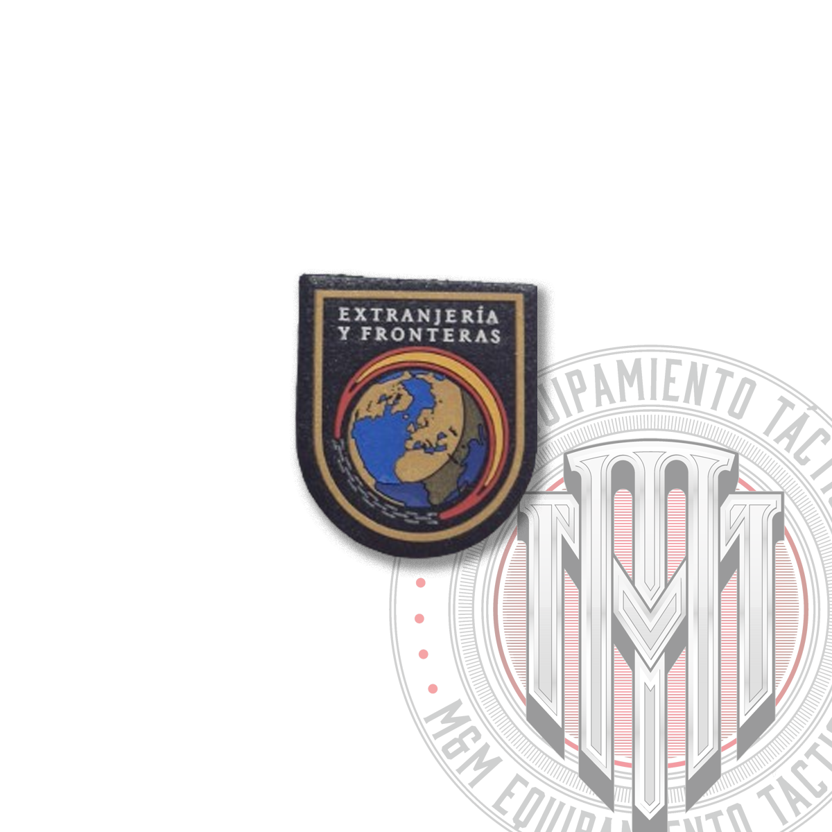 PARCHE BRAZO PVC MINI CHALECO EXTRANJERÍA Y FRONTERAS Policía Nacional